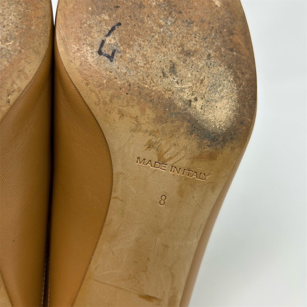 Everlane The Day Heel Mule Womens Brown Slip-On Block Heel Almond Toe Size 8 - Picture 10 of 12